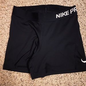 Nike pro spandex shorts
